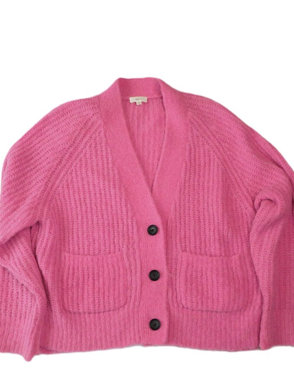 A.L.C. Cleveland Cardigan in Bubblegum Pink | Alpaca Merino Blend | VGUC | M